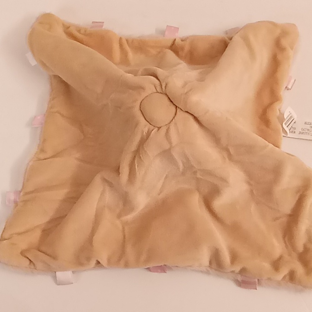 NEW Kelly Baby Lovey Lovie Bear rattler one size beige-pink colors B18 P - Picture 5 of 7